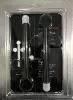 Black transparent-sucking two installations