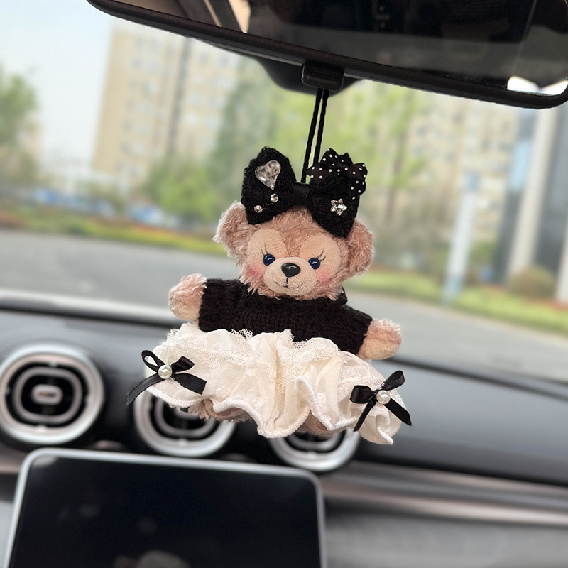 Colgante de automóviles Sherimei 2025, nuevo espejo retrovisor de automóviles, colgante de seguridad, decoración de automóviles, fragancia de alta calidad para mujeres