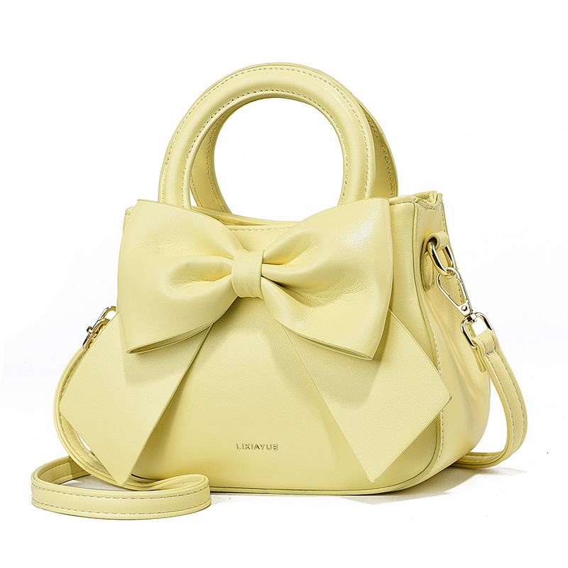 Taizhou Women's Fashion Trendy Versatile Bow Light Luxury Handbag Shoulder Bag Crossbody Bag - Thumbnail 6