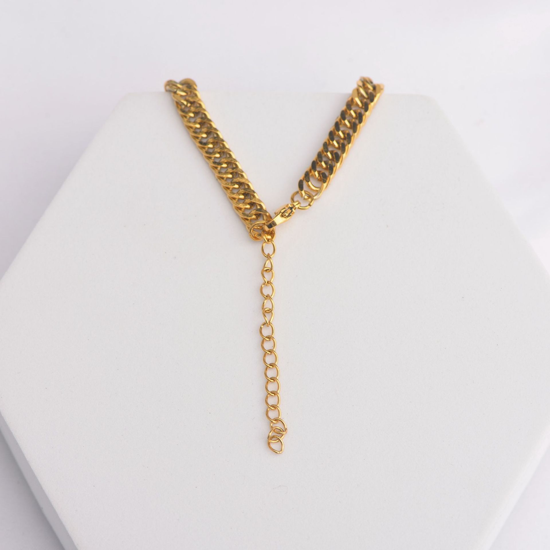 Holiday, Party, Street Occasion Stainless Steel Material Wholesale Jewelry Punk Waves Stainless Steel Plating Necklace