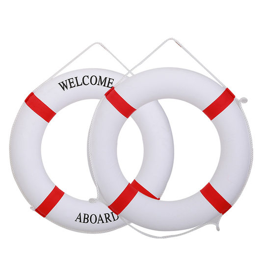 Foam ring blue and white adult children's swimming ring jewelry camouflage adult life buoy decoration Oxford bag cloth foam ring