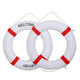 Foam ring blue and white adult children's swimming ring jewelry camouflage adult life buoy decoration Oxford bag cloth foam ring