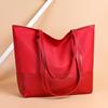 Handheld bag, suitable for import, Korean style, oxford cloth, genuine leather