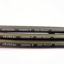 供应VDE橡胶线 H05RN-F2*0.75欧洲 澳规 国标 韩国KC 四国认证