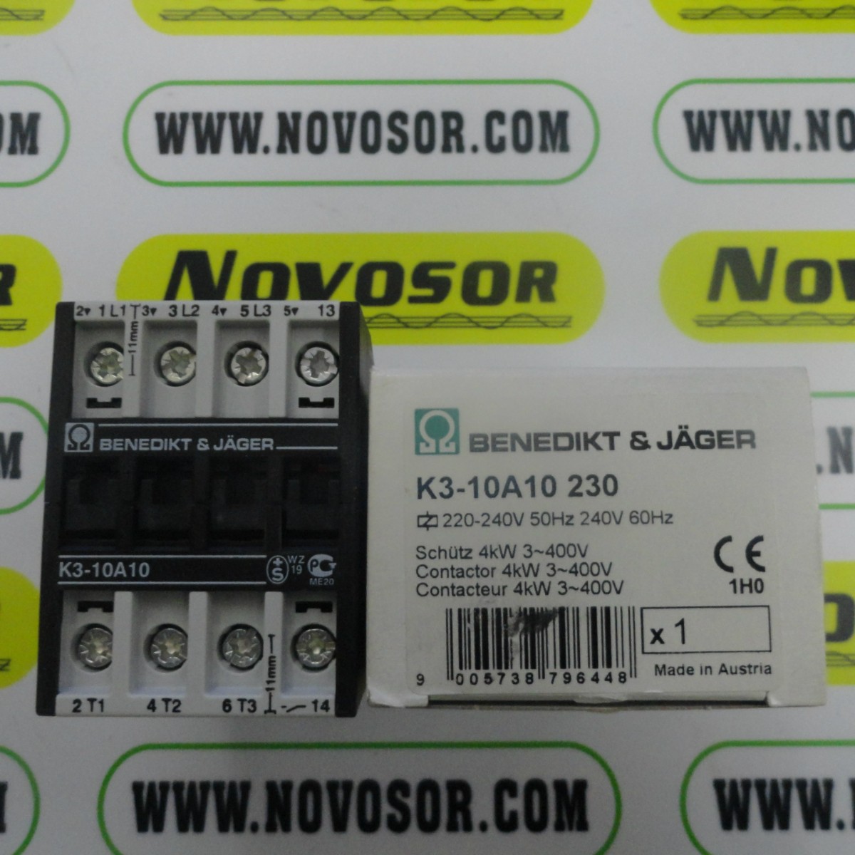 B&J  Benedikt&Jager接触器K3-10A10 K3-32A00 K3-18ND10咨询订货