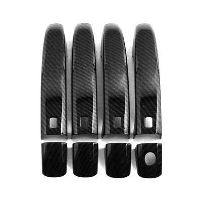 Other Automotive Exterior Supplies bowl handle decorative frame modification - single-hole-four-wisdom-carbon-fiber