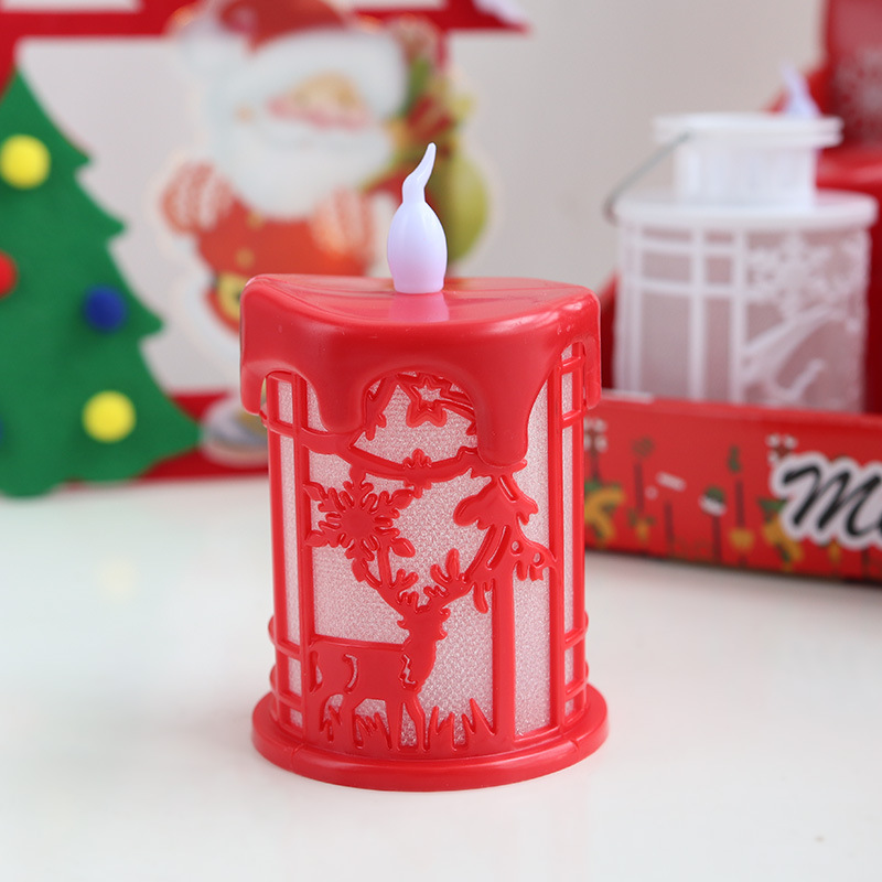 Halloween decoración LED vela luz nuevo regalo de Navidad pequeño caballo barra de luz fantasma festival atmósfera accesorios de diseño