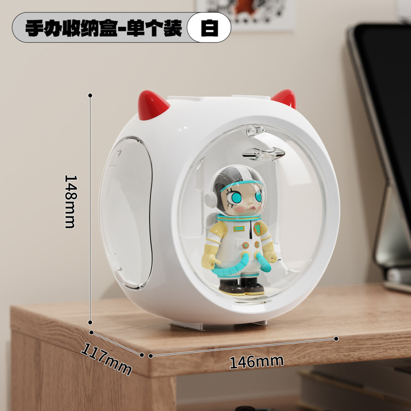 ブラインドボックス収納ボックスディスプレイスタンドバブルマート人形ディスプレイボックス多機能透明収納ボックス手作りディスプレイキャビネット|undefined