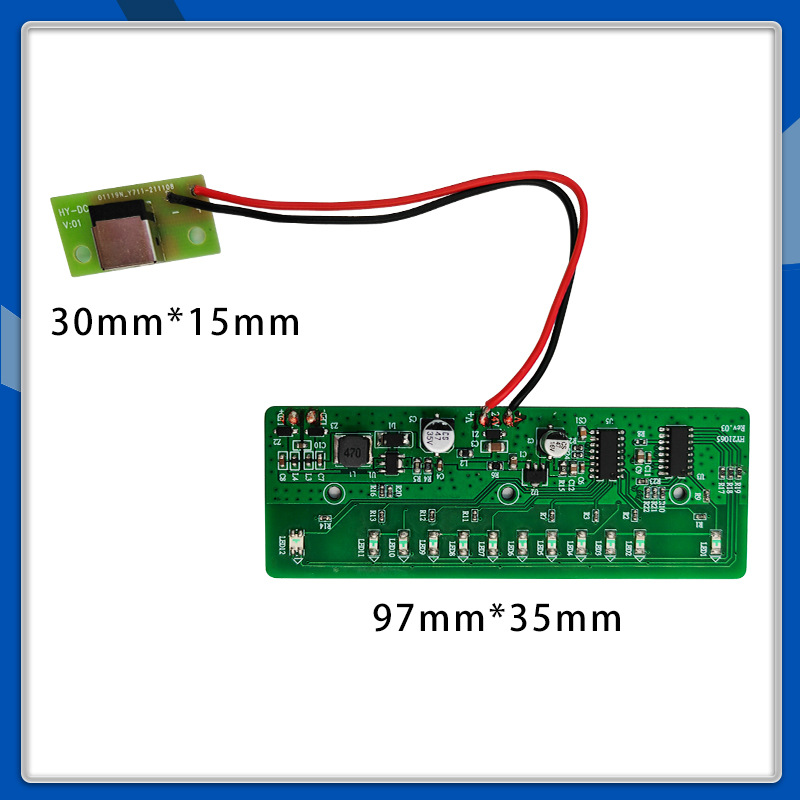 LED desk lamp touch slide switch scheme DC24V dimming control board touch sensor with timing function PCBA