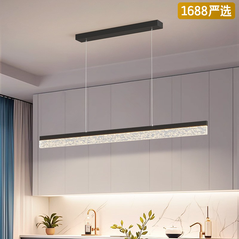 [Estrictamente seleccionado] Araña moderna de espectro completo minimalista italiano, ligero, comedor de lujo, barra de bar para el hogar, araña larga