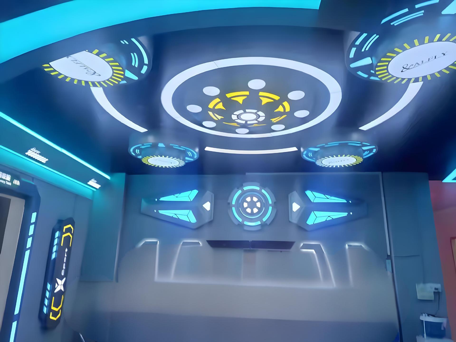 Módulo de modelado de iluminación de café en línea Iluminación de atmósfera Juegos de la ciudad Sala de juegos Lámpara de forma especial KTV Lámpara decorativa de atmósfera personalizada