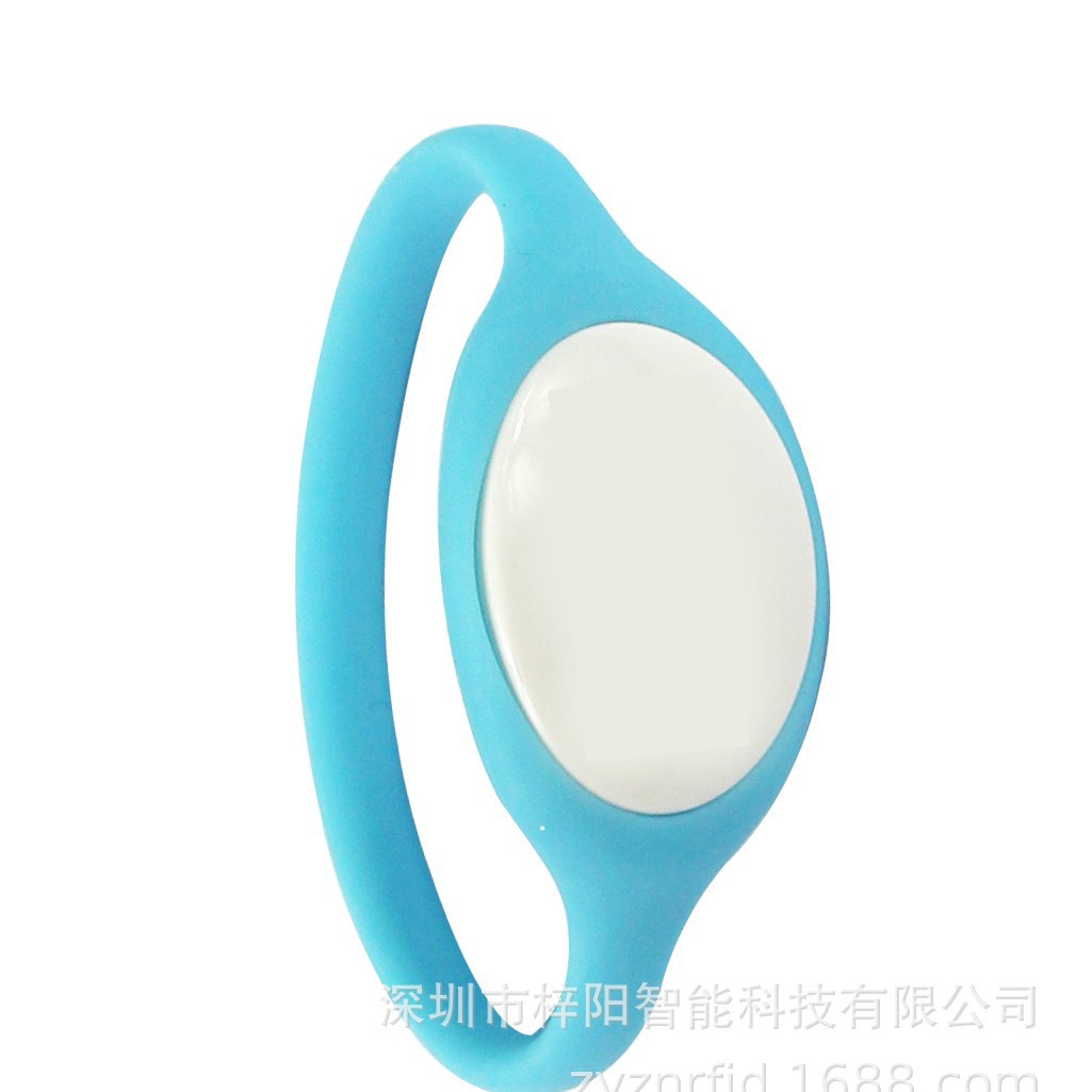 游泳馆储物柜开门IC手环 智能硅胶手牌厂家 入园门票RFID感应手环