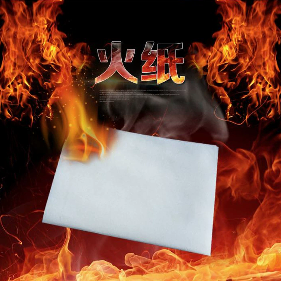 [魔术纸火焰纸无灰纸 魔术道具 玫瑰纸现货 生日快乐燃卡厂家直销]
