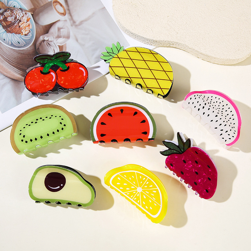 Fun Korean Fruit Series Hairpins Lemon Slices Dragon Fruit Hairpins Cute Strawberry Avocado Grabber Shark Clip Fun Korean Fruit Series Hairpins Lemon Slices Dragon Fruit Hairpins Cute Strawberry Avocado Grabber Shark Clip