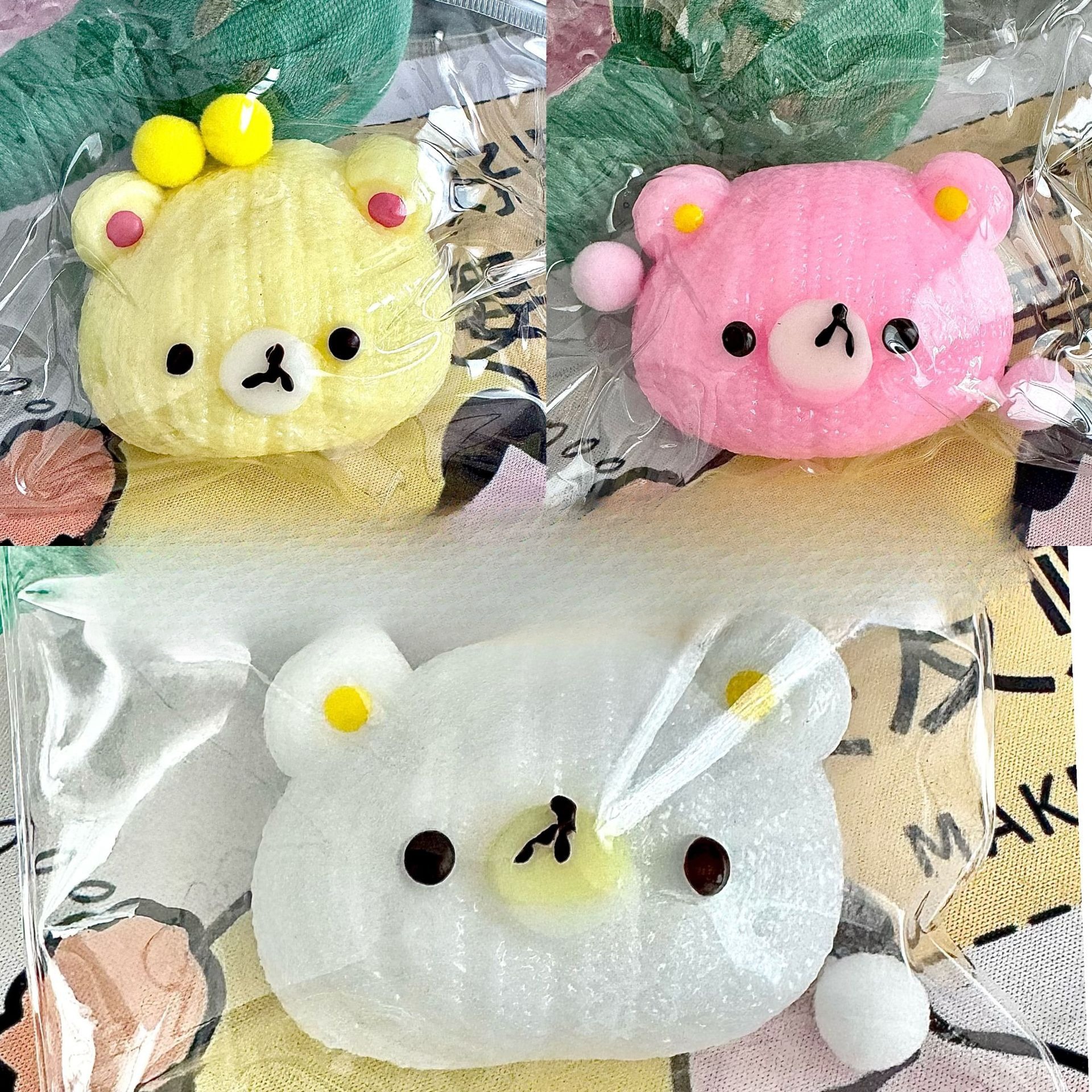 Lodo de la sensación de sufra crema pellizco pellizco Le juguete descompresor chica alta cara rebote lento sensación de agua artefacto descompresor