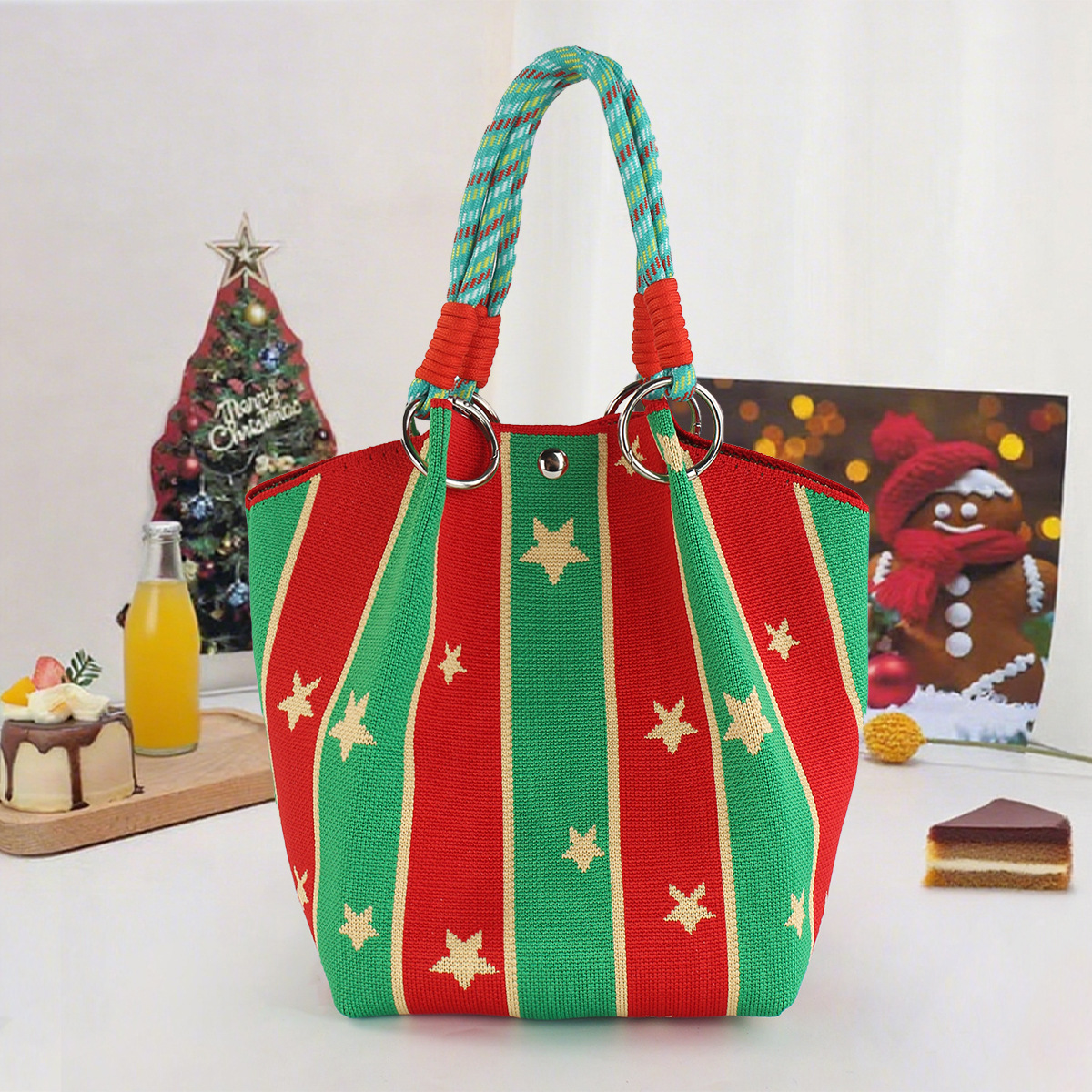Bolsa de regalo de Navidad y Año Nuevo, bolsas de regalo de mano, bolsas de regalo de mano, bolsas de muñeca.