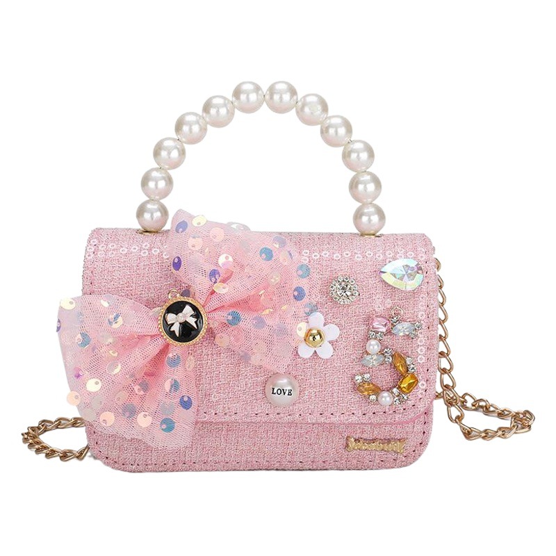 Children's messenger bag shoulder fashion Western Princess Korean style cute baby 2021 coin purse bag fashion