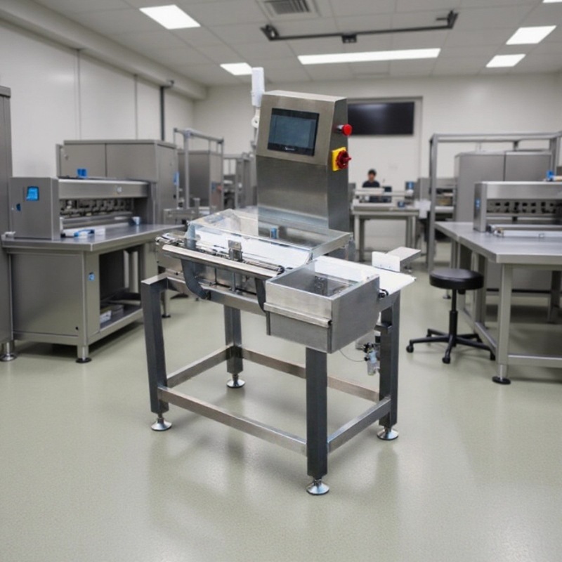 连新食品重量检测机?快速在线检测高精度检重秤自动重量分选机厂