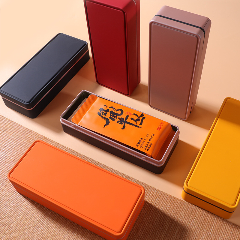 肉桂茶叶铁罐岩茶小铁盒两三泡盒子伴手礼单泡单枞茶叶包装盒空盒