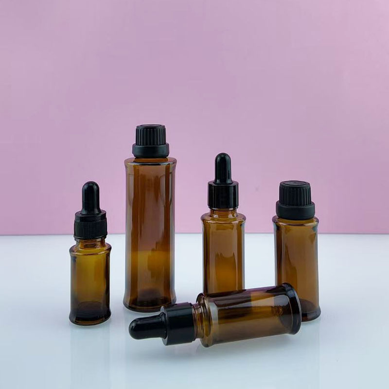 现货供应10ml20ml50ml茶色平肩精油瓶包材棕色避光滴管瓶精油瓶|undefined