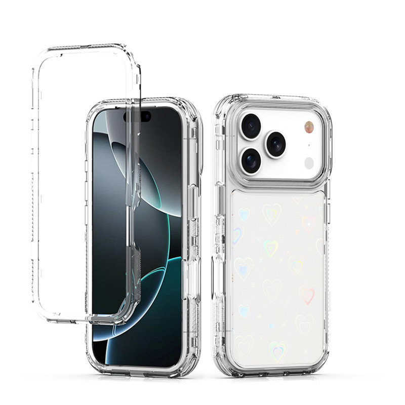 新款使用iPhone17 Pro Max透明手机壳XS Max炫影亚克力四角防摔壳