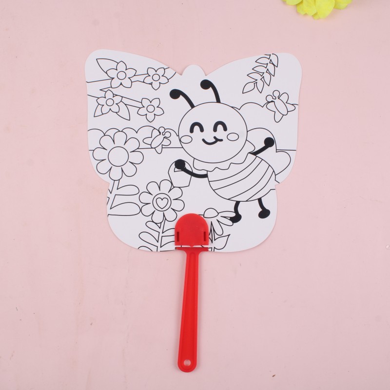 Abanico de Pintura Creativa DIY, Regalos para el Día del Niño, Actividades Escolares, Recompensas para Estudiantes, Premios, Regalos de Cumpleaños