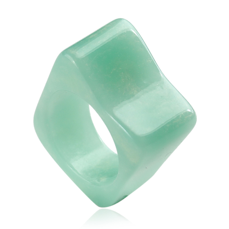 Fashion Geometric Acrylic Wide Ring Wholesale display picture 21