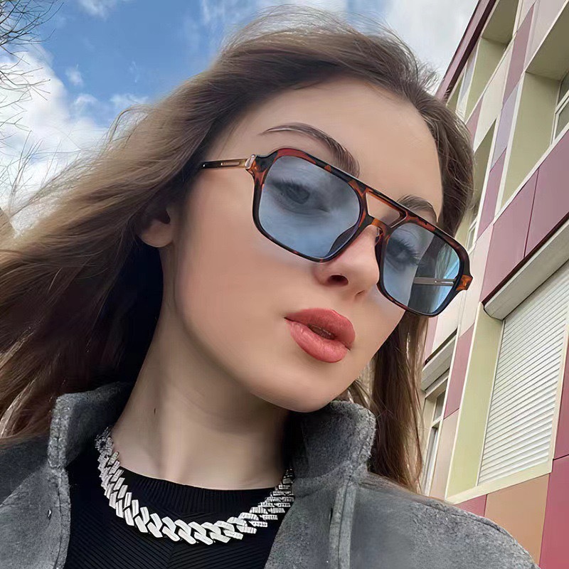 45g Weight Full Frame Glasses Structure Sunglasses Classification Ac, UV400 Protection Lens Material Square Glasses Style Daily Occasion Solid Color Pattern Unisex Gender Casual, Retro Style Casual Retro Solid Color Ac UV400 Protection Square Full Frame Men's Sunglasses 无