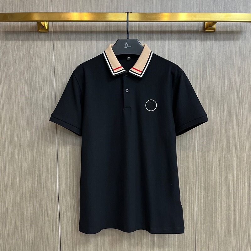 In-Stock Authentic Bur Brand Summer New Letter Embroidery Logo Men's Polo Shirt Men's Clothing Lv T-Shirt In-Stock Authentic Bur Brand Summer New Letter Embroidery Logo Men's Polo Shirt Men's Clothing Lv T-Shirt