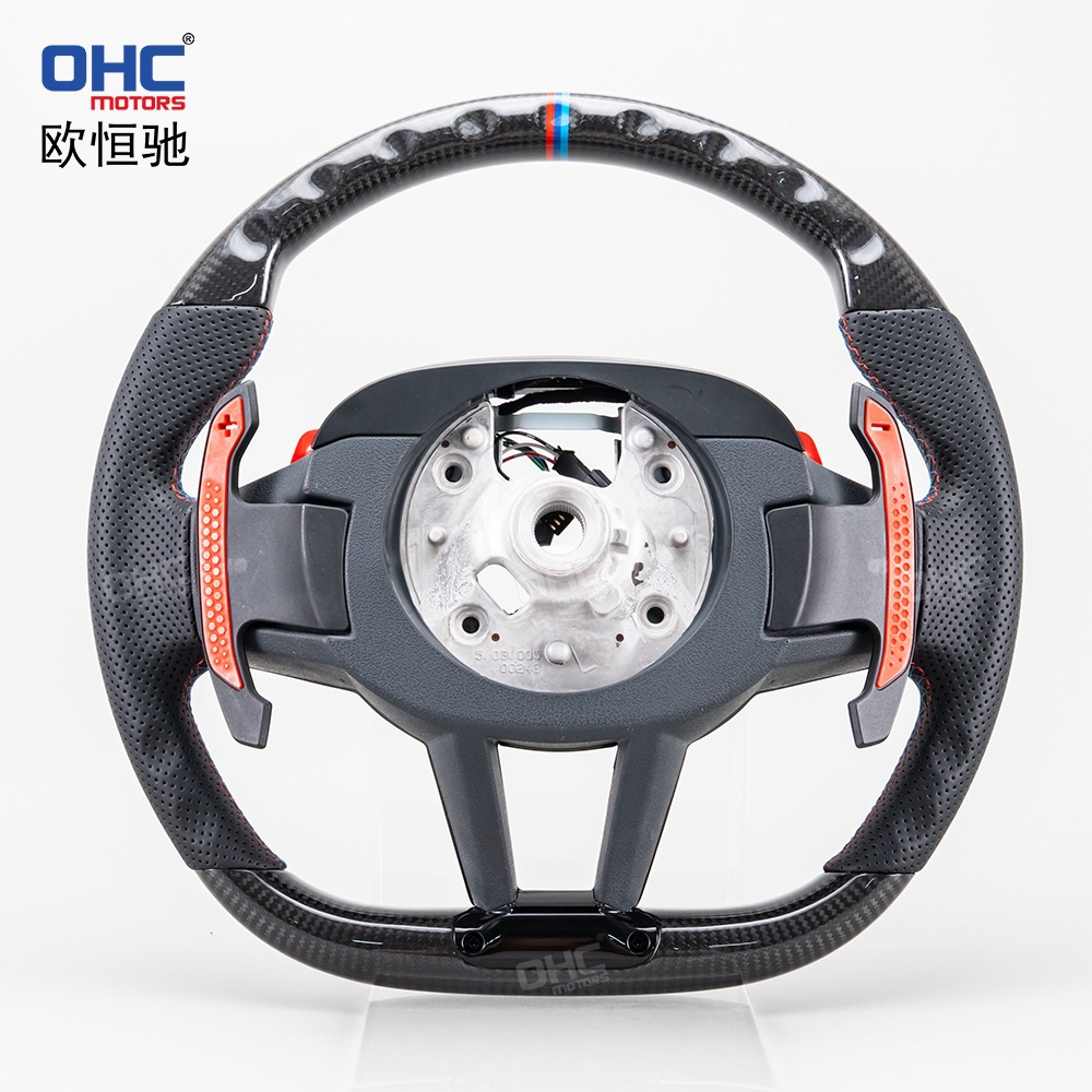Suitable for Bmw F10 F15 F30 F25 F36 F87 F80 M2M3M4 Modified Cs Carbon Fiber Steering Wheel