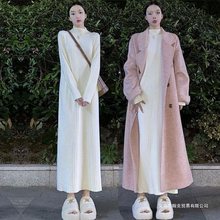2025垂感毛衣裙长款女秋冬加厚内搭过膝休闲显瘦针织打底连衣裙