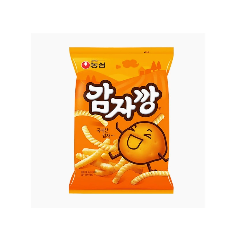 Набор снэков Nongshim — корейские чипсы и крекеры, набор 16–20 пакетов (68–96 г каждый)