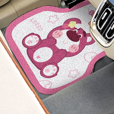 Loop Foot Mat Wear-resistant and — Universal Foot Pad - sitting-strawberry-bear-4562cm-wire-ring-front-seat-a-piece