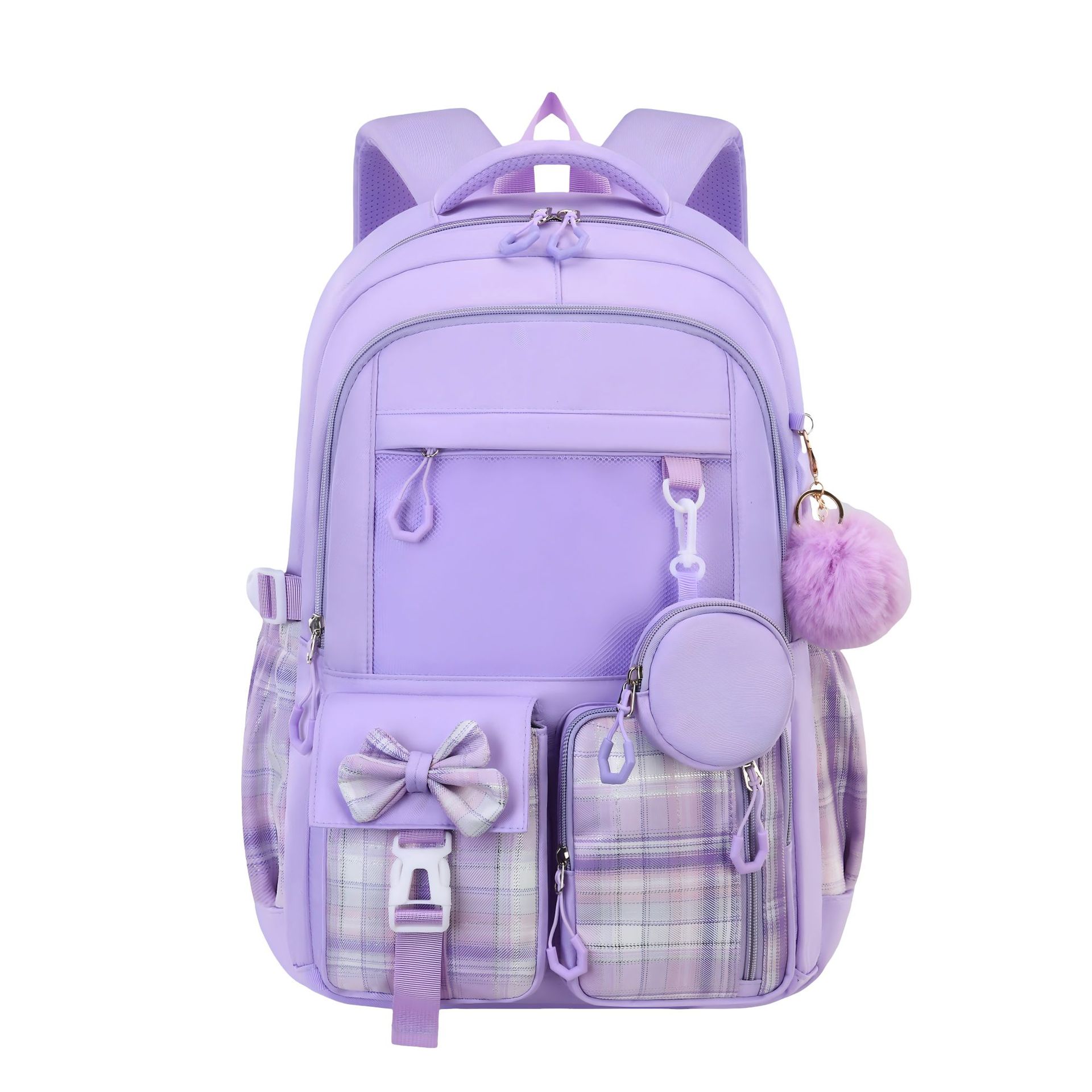 Grenzüberschreitender Amazon 2026 Schulrucksack für Grundschüler, hochwertiger Rucksack mit Schultergurten, minimalistisch, 3-teiliges Set aus der Fabrik