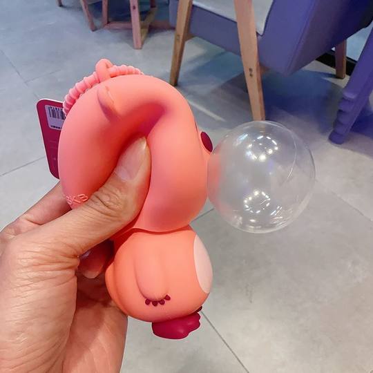 Internet Celebrant Ruby Beaver Puff Bubble Pinch Music Keychain Schoolbag Pendant Cartoon Cute Hanging Decomposition Decompression Small Toy