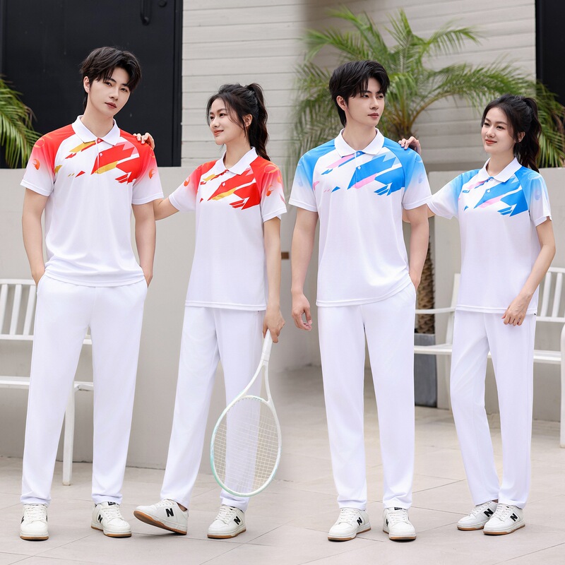 Sports Short Suits for Men and Women, Summer Quick-Drying Short-Sleeved Trousers, Couple Outfits, Running, Casual Walking Sportswear, Group Customization