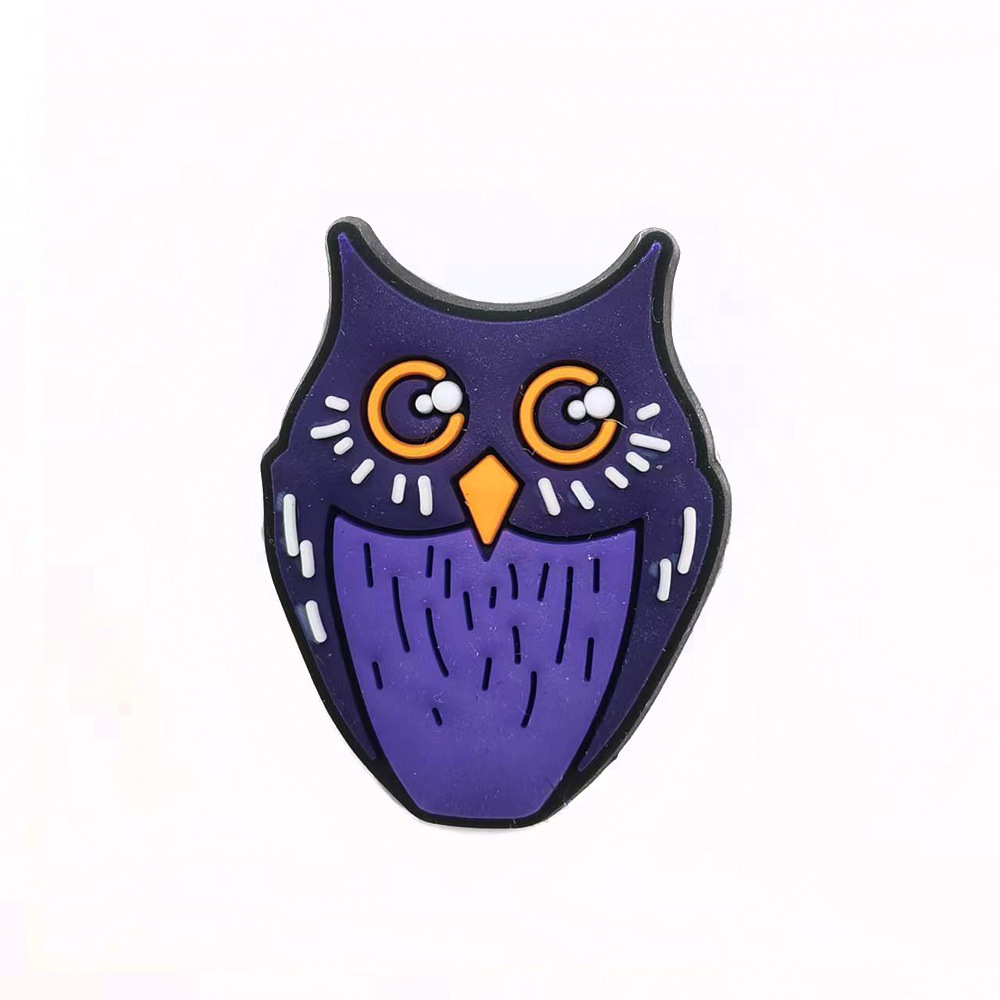 Bruja serie zapatos flor zapato hebilla PVC goma suave dibujos animados hebilla decorativa agujero zapatos pulsera con zapatos de jardín Accesorios