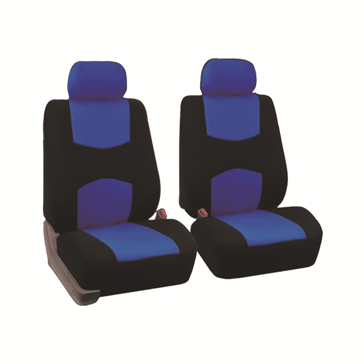 cubierta de asiento universal cubierta de asiento de automóvil de tela plana cubierta de asiento de automóvil general cuatro estaciones simple color combinado cubierta de asiento suave y cómoda image 19