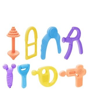 Soothing and Decompression Children's Toy Silicone Molar Glue Stick Long Wisdom Teeth Biting Stick Baby Holding Deciduous Teeth Teeth Music