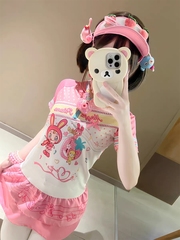 日系可爱甜美裙子mezzopiano女儿服复刻夏季新款软妹连衣裙短袖款