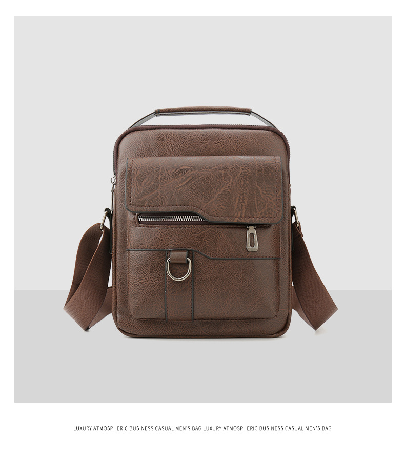 Męska torba na ramię ze skóry ekologicznej retro styl casual_voghion.com