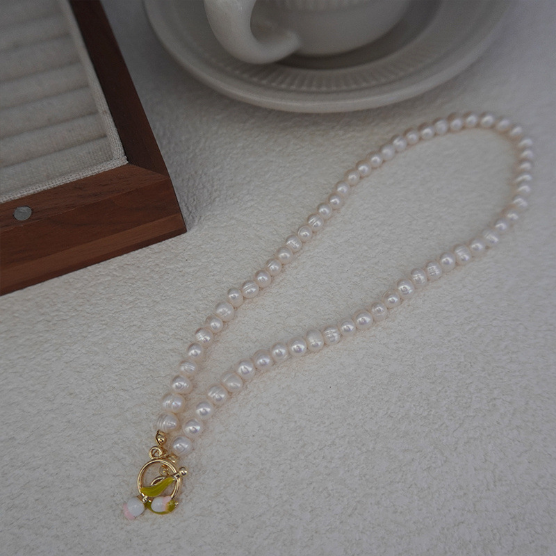 Simple Style Flower Freshwater Pearl Women's Necklace display picture 9