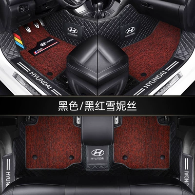 Ayaqaltılar (Kovriklər), 20 Beijing Leading Langting - standard-double-layer-threshold-diamond-pattern-black-black-red-snow-ness