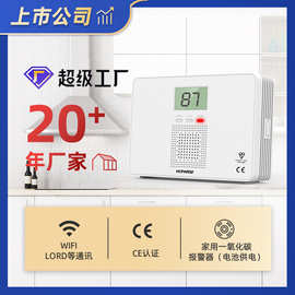 家用一氧化碳报警器CO煤气天然气泄漏显示探测报警