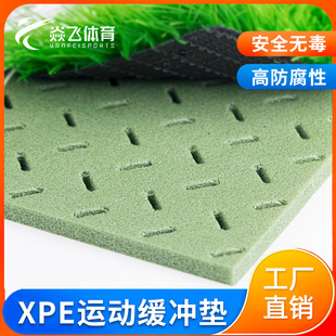30 Density Artificial Turf Shock Absorption Mat Football Field Sports Cushion Pad 10mm Basketball Durable Non-Slip Durable Cushion