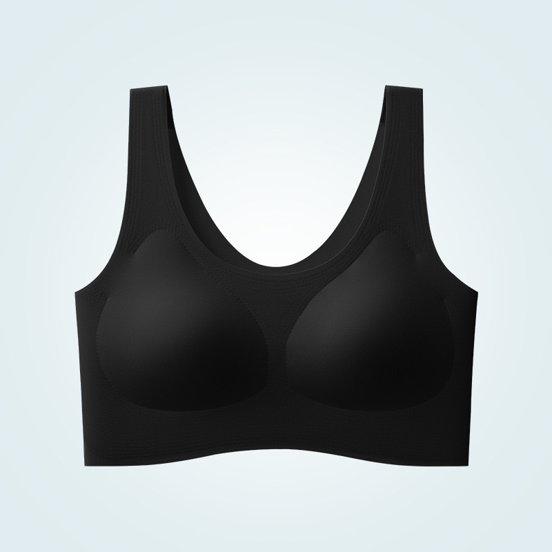 Taza fija sin marcas de belleza de espalda ropa interior para mujeres pechos pequeños colapse tipo chaleco de pecho sin anillo de acero anti-caída sujetador deportivo image 7