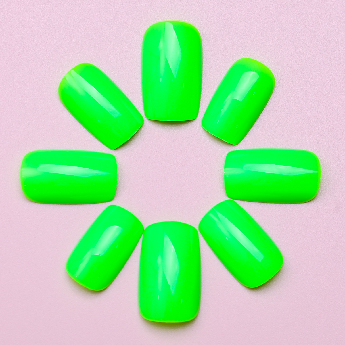 Agucate verde transfronterizo parche de uñas rojo explosivo en línea verde verde verde blanco desgaste productos de manicure al por mayor desmontables