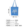 One-shoulder bag, fresh small bag, fashionable capacious retro denim shopping bag for leisure