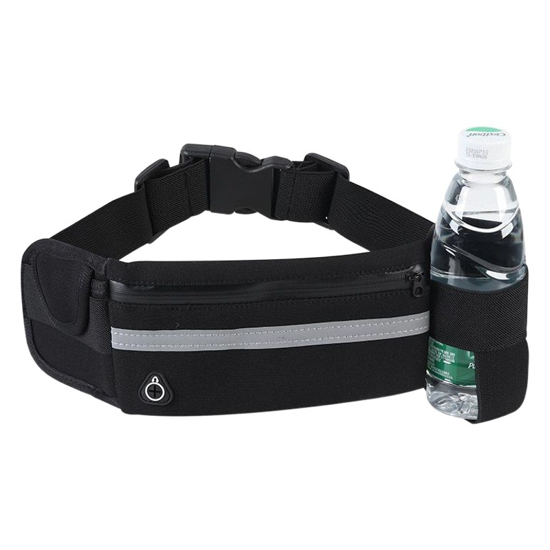 Outdoor Sports Waist Bag Logo Silk Screen Printing Mobile Phone Running Belt Multi-Functional Men's and Women's Invisible Gift Water Bottle Bag
