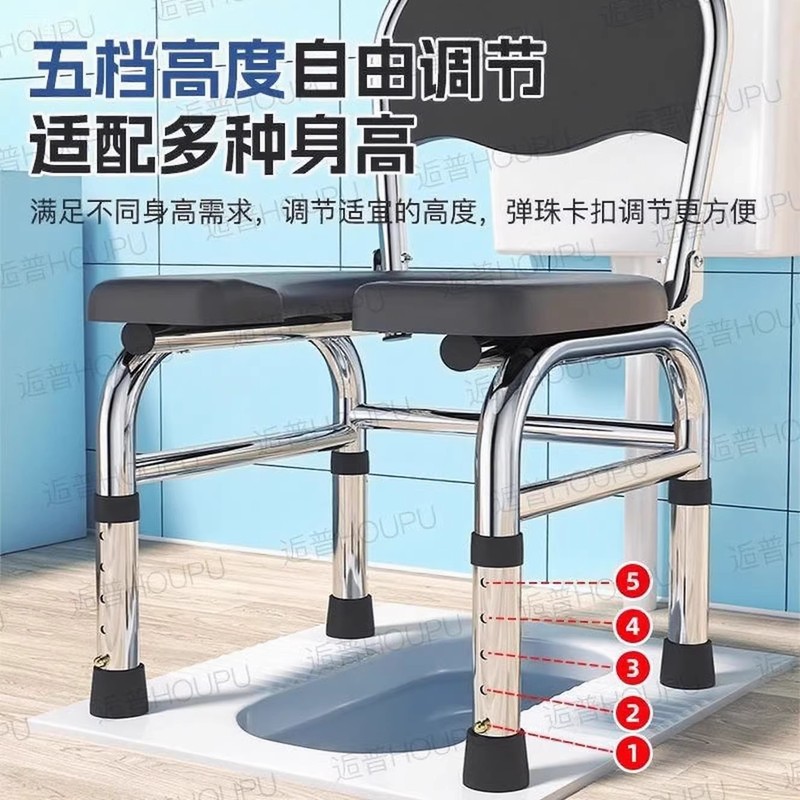 老人坐便器移动马桶坐便椅老年坐便家用坐便凳便携可折叠厕所椅子|undefined